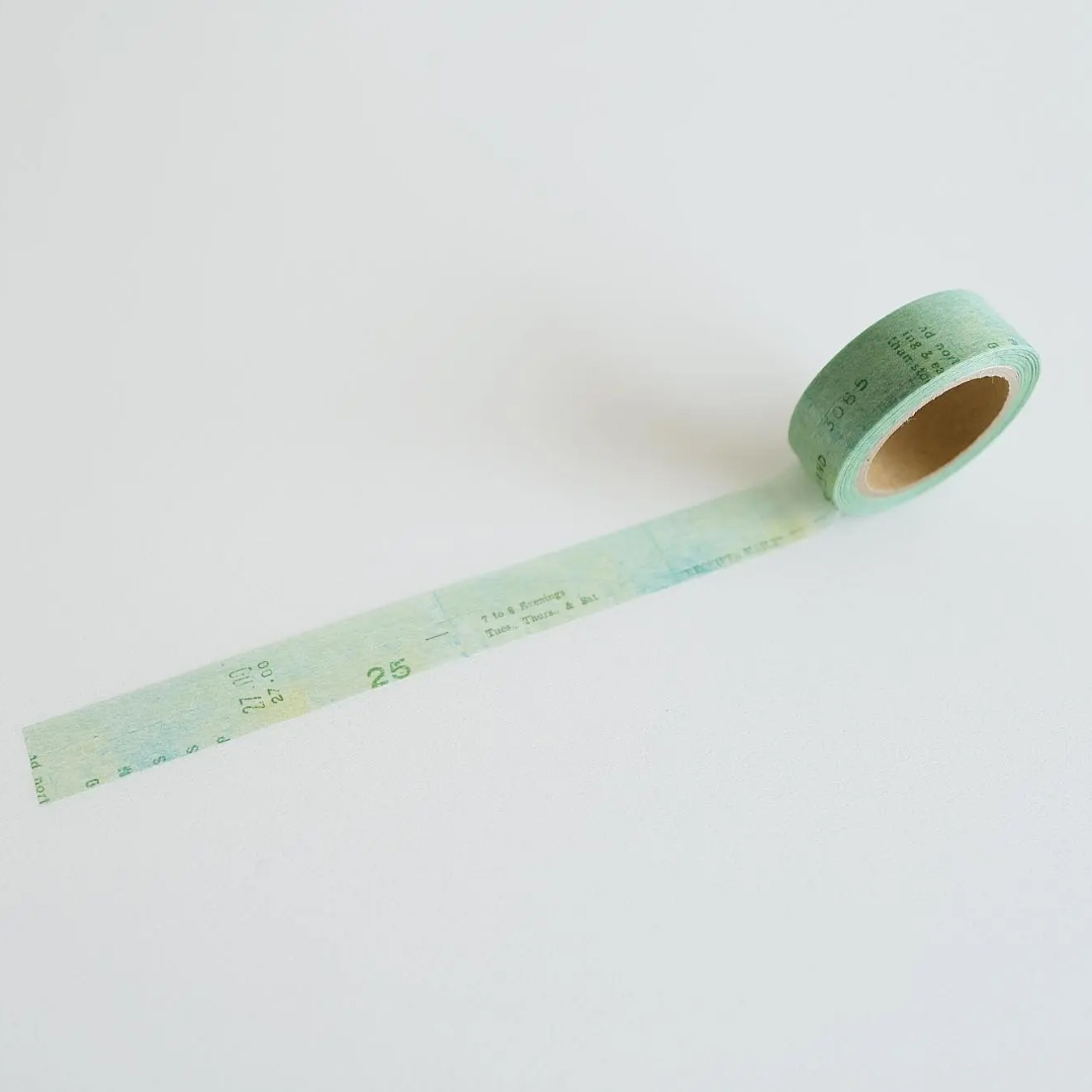 Yohaku Washi Tape Y131 - Midorinooka