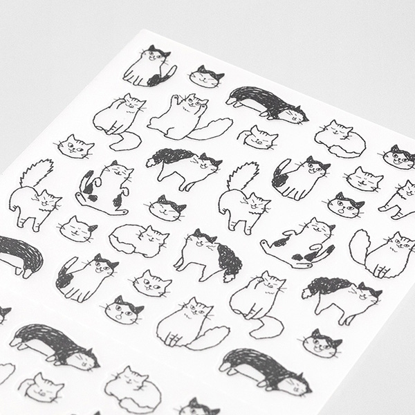 Midori Planner Stickers - Cat Chat