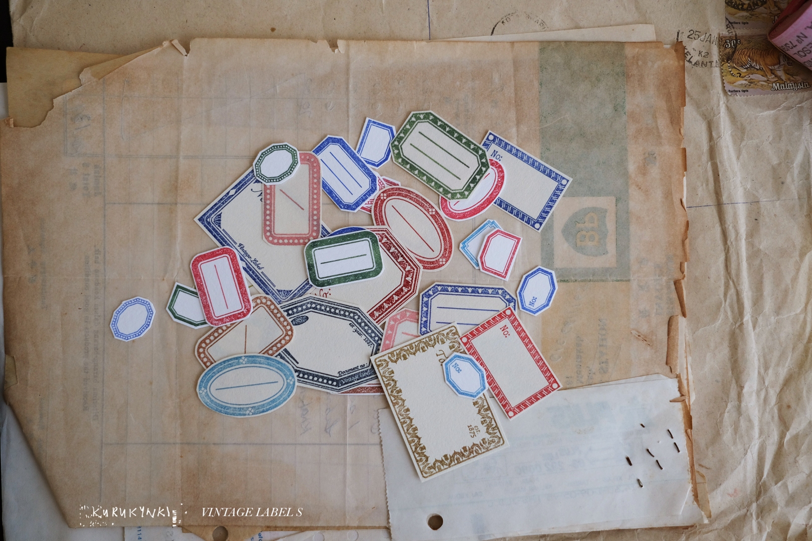 Kurukynki Label Stamp - Small