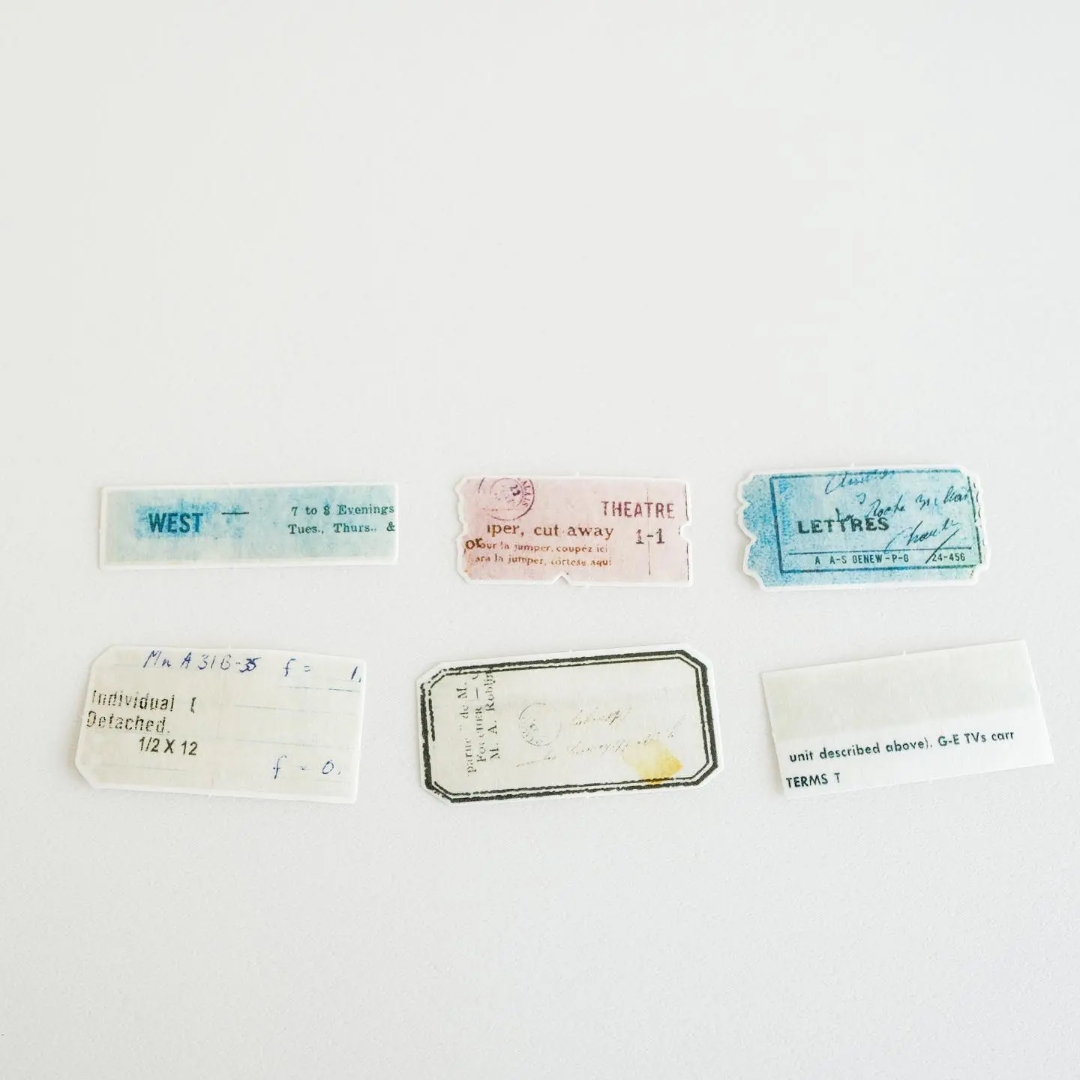 Yohaku Flake Stickers F012 - Collage