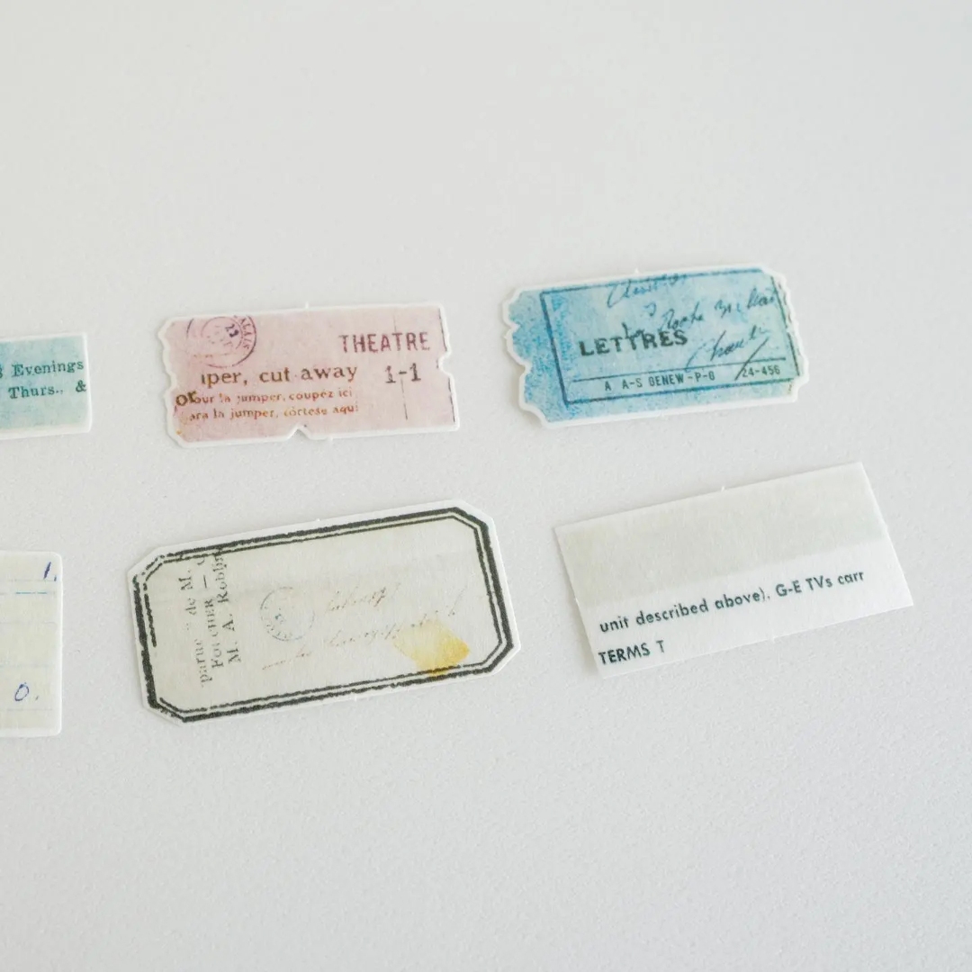 Yohaku Flake Stickers F012 - Collage