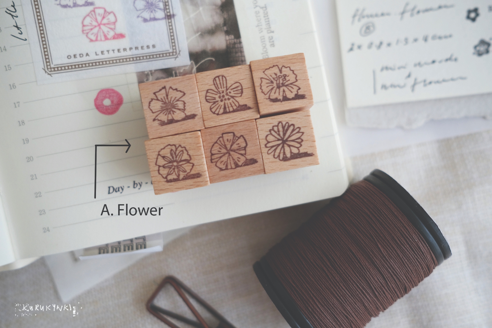 Kurukynki Stamp Set - Flower