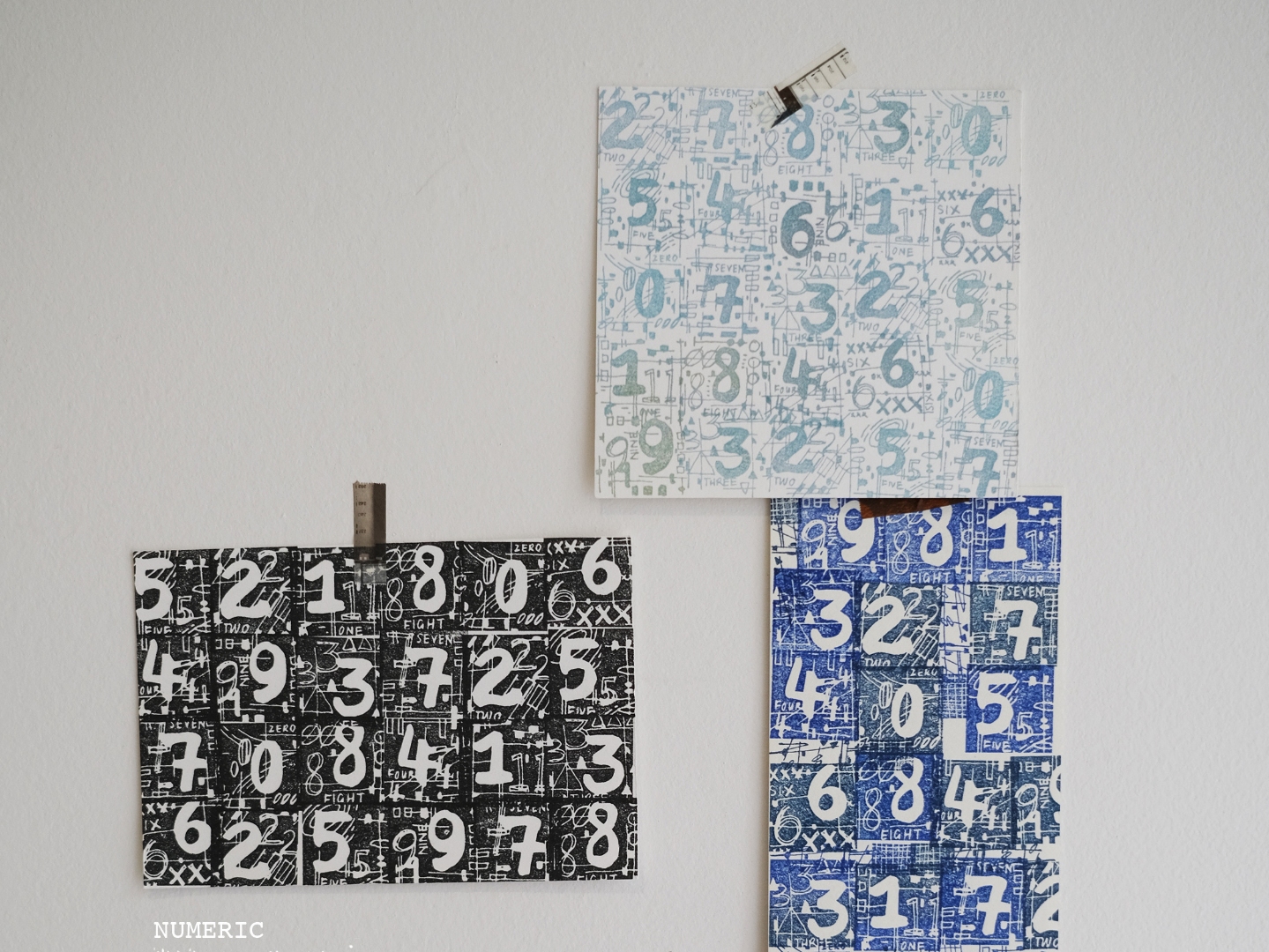 Kurukynki Numeric Stamp Set - Small