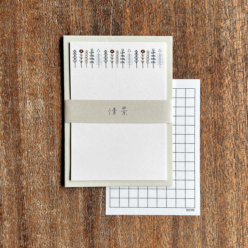 Mizushima Letter Set - Flower Line