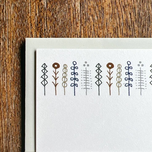 Mizushima Letter Set - Flower Line