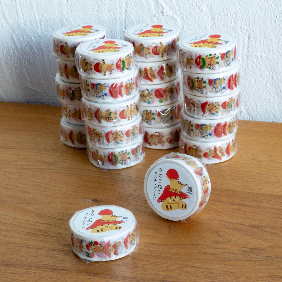 4Legs Washi Tape - Mushroom Cat