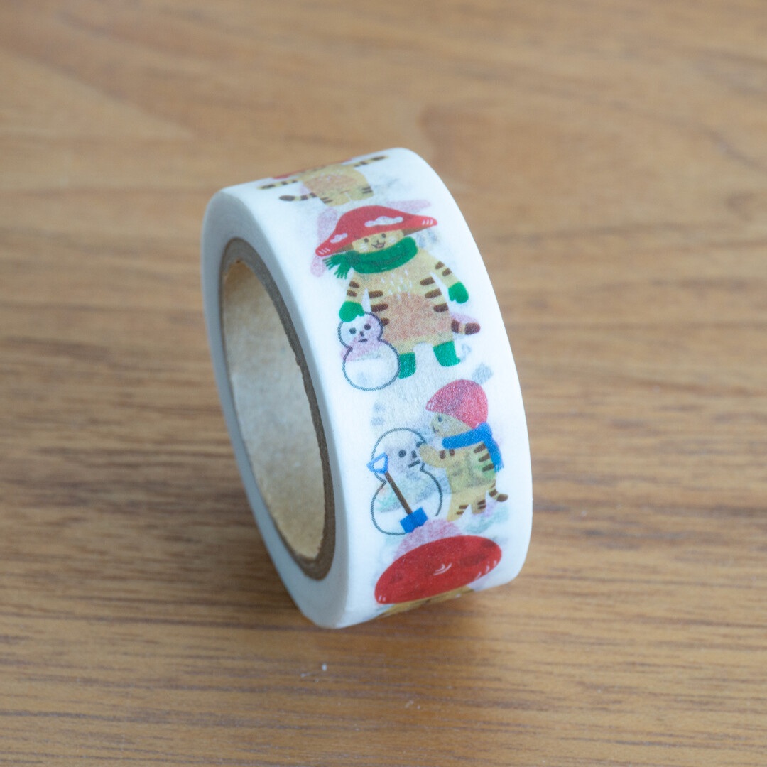 4Legs Washi Tape - Mushroom Cat