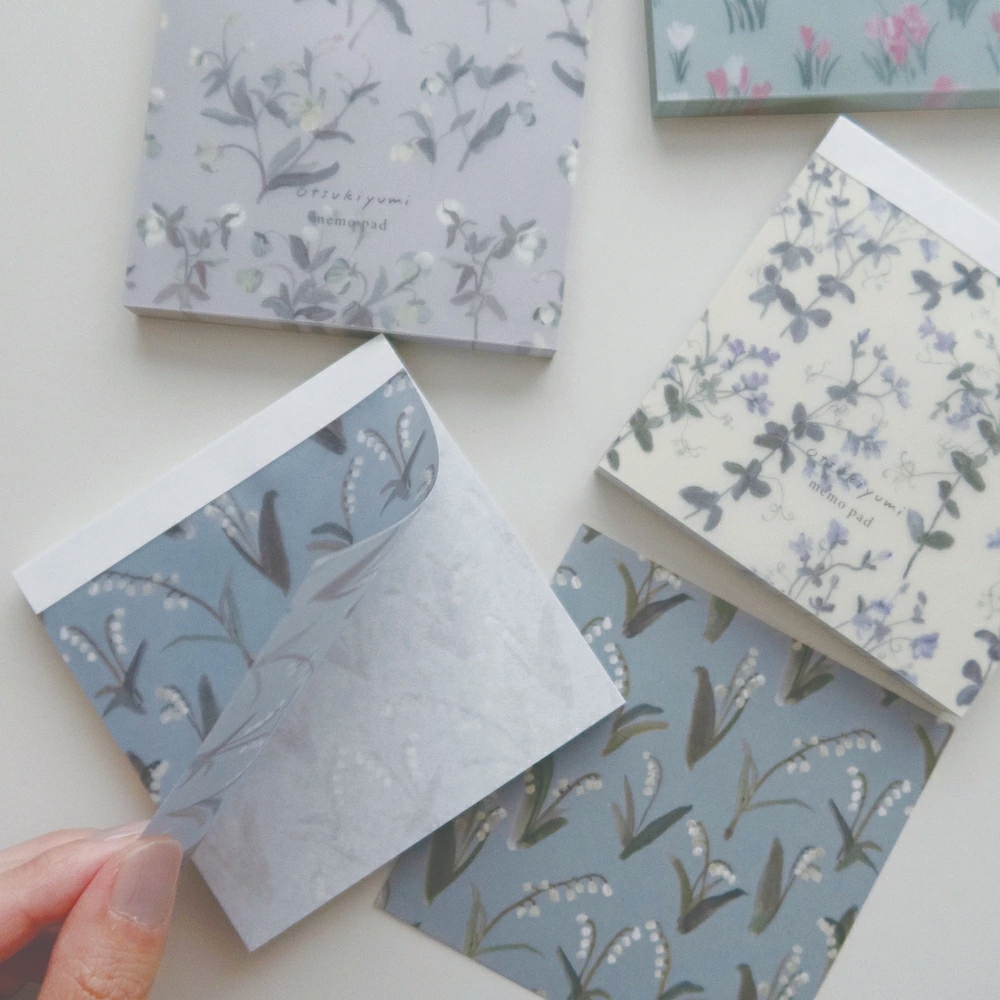 EL COMMUN Square Memo Pad - Apple