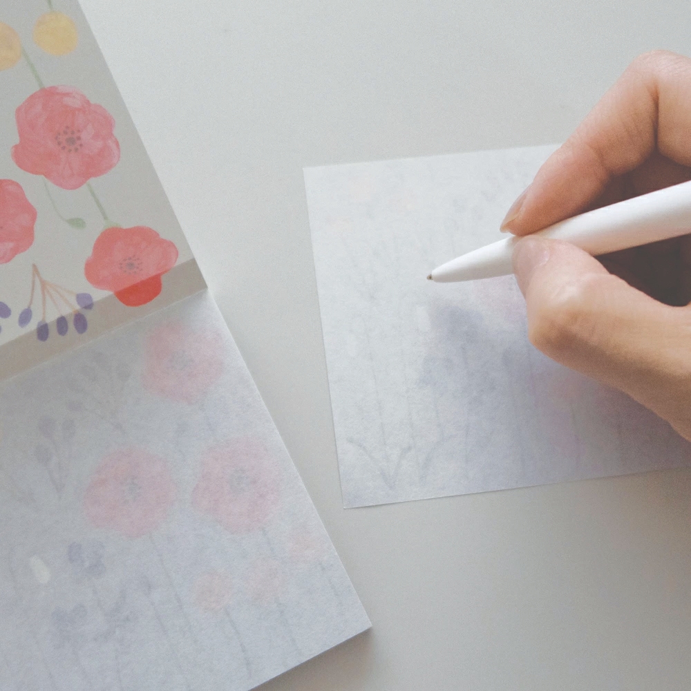 EL COMMUN Square Memo Pad - Apple