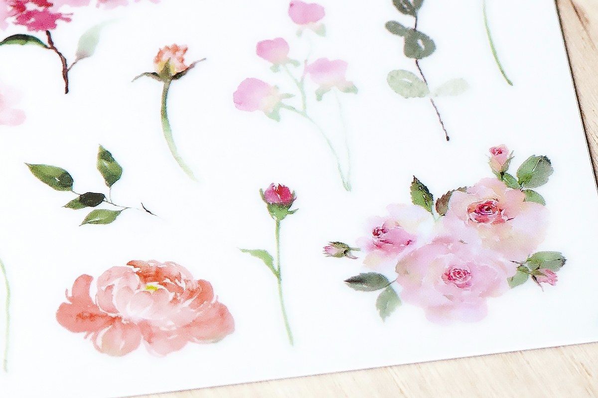 MU Print-On Transfer Stickers 243 - Blush Pink