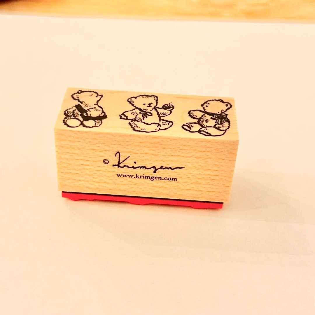 Krimgen Rubber Stamp No.234 - Three Bears