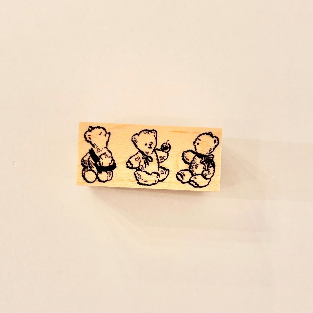 Krimgen Rubber Stamp No.234 - Three Bears