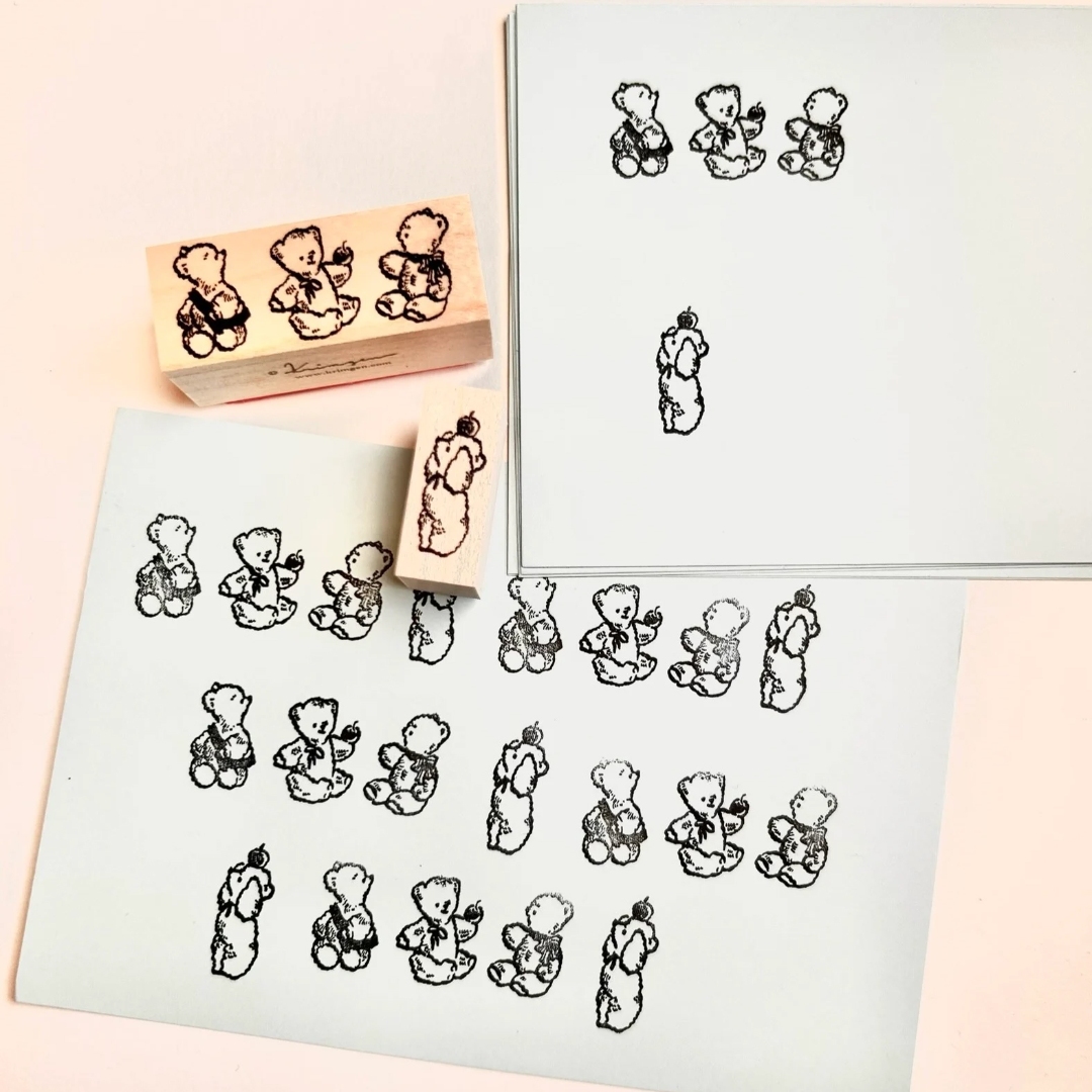 Krimgen Rubber Stamp No.234 - Three Bears