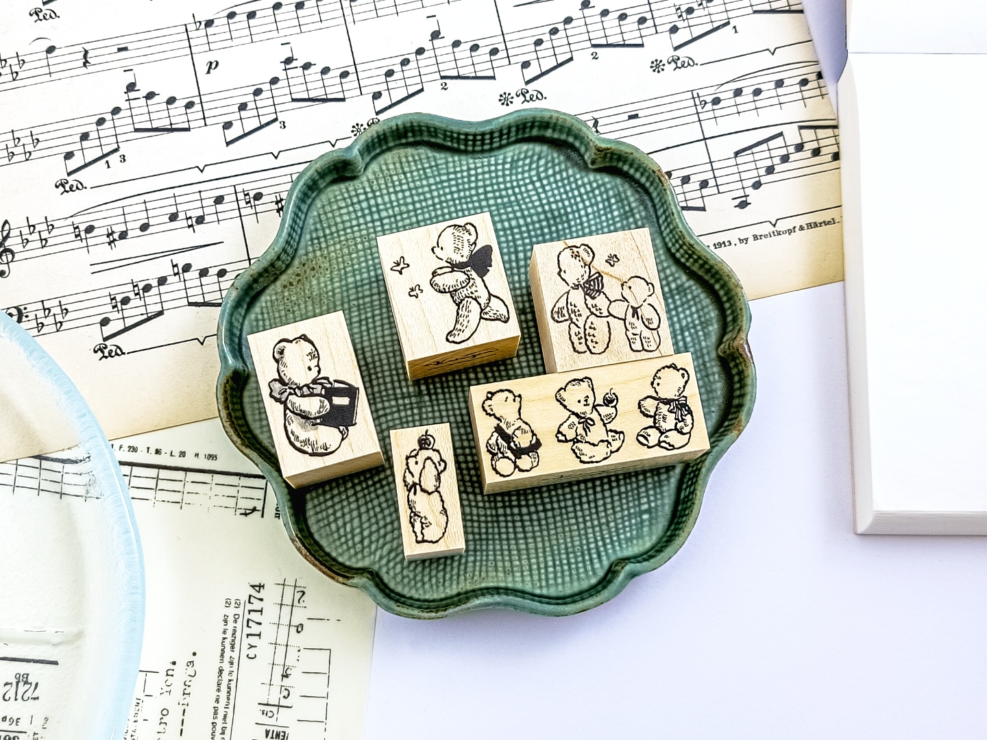 Krimgen Rubber Stamp No.73 - Two Bears