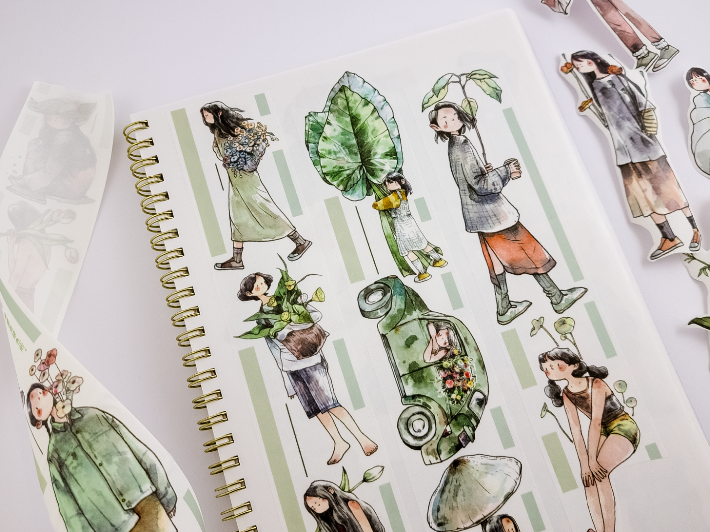 Ding Idako Matte PET Tape - Notes In The Wilderness