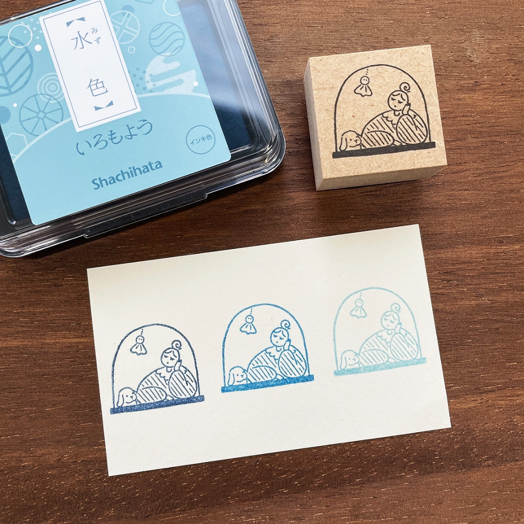Stamp Marche Girl Rubber Stamp - Teru Teru Bozu