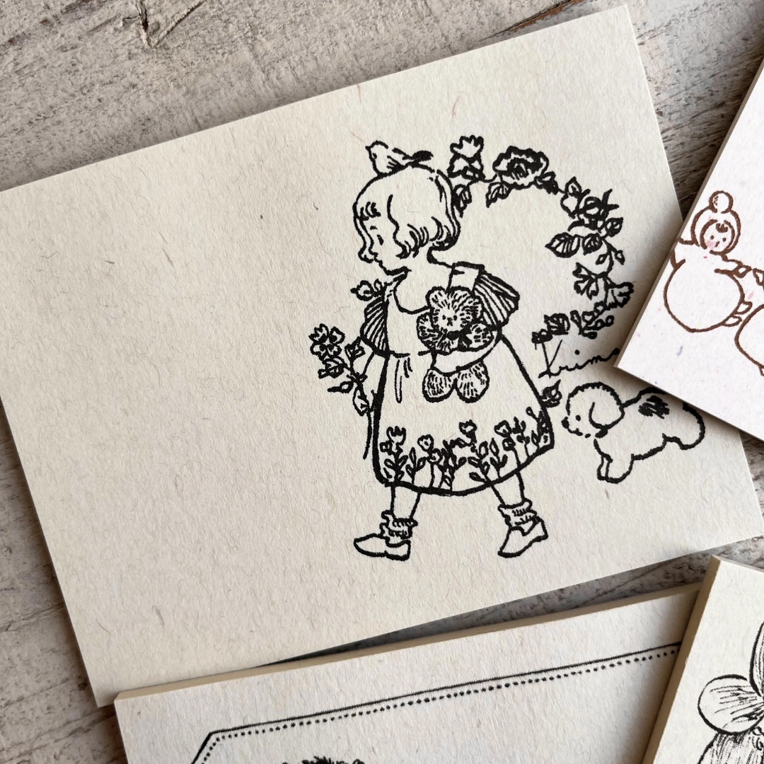 Krimgen Notepad - Girl And Puppy