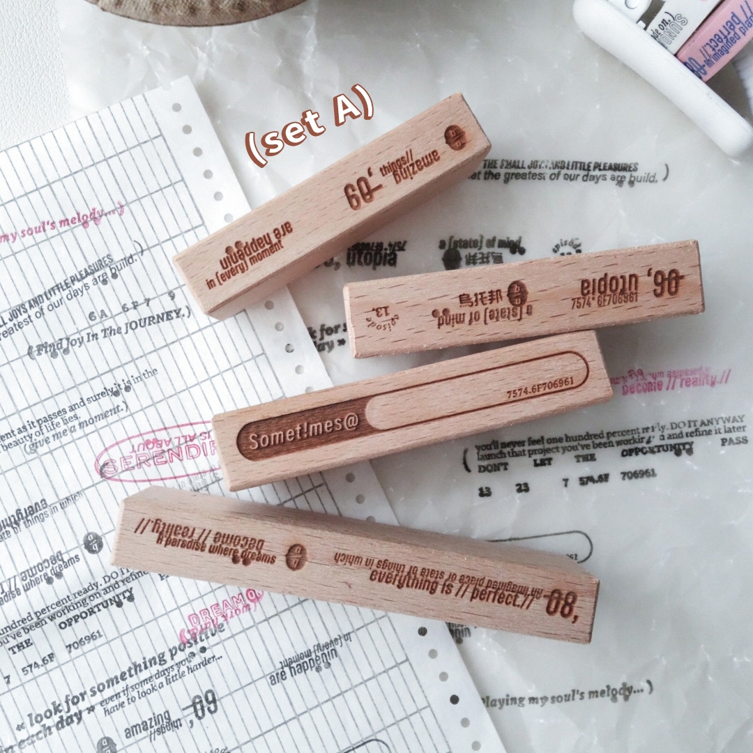 Sissi Rubber Stamps Utopia - Set A