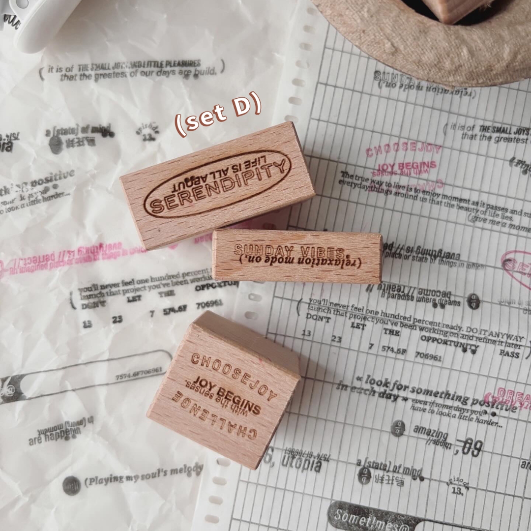 Sissi Rubber Stamps Utopia - Set D