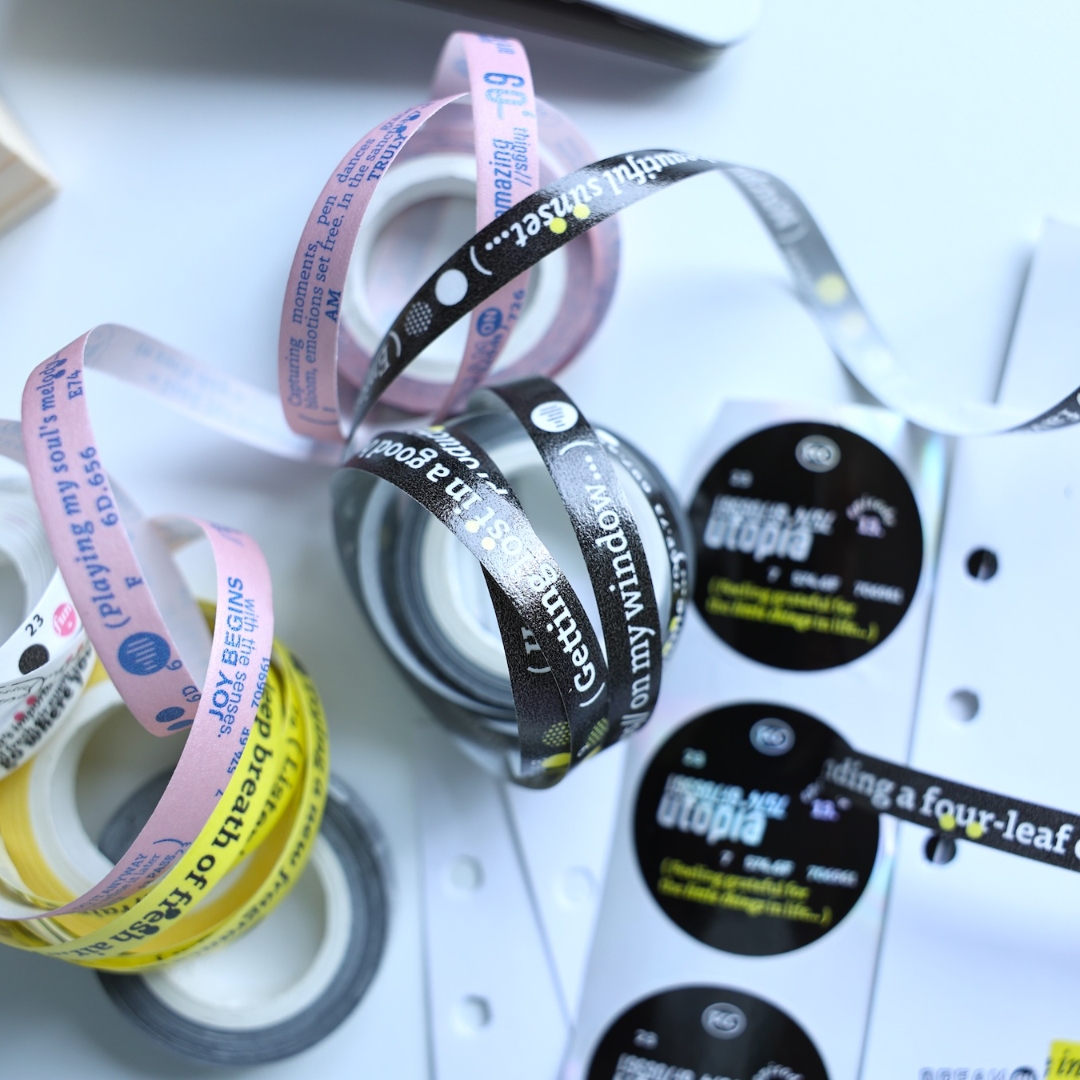 Sissi Washi Tape Utopia - Black White