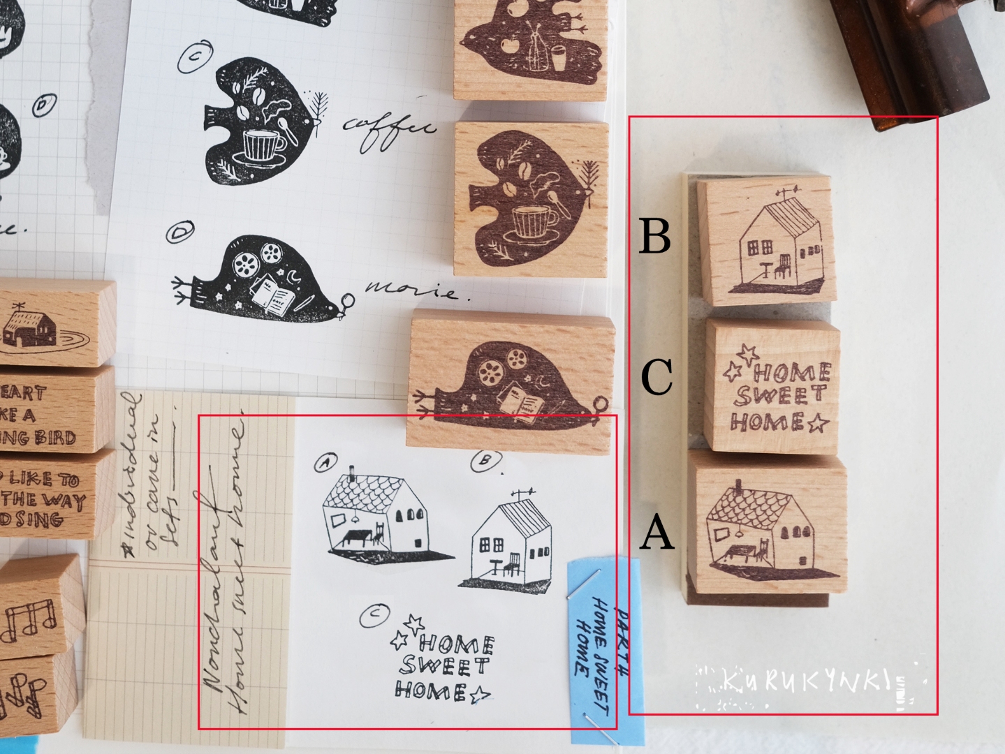Kurukynki Stamp Home Sweet Home