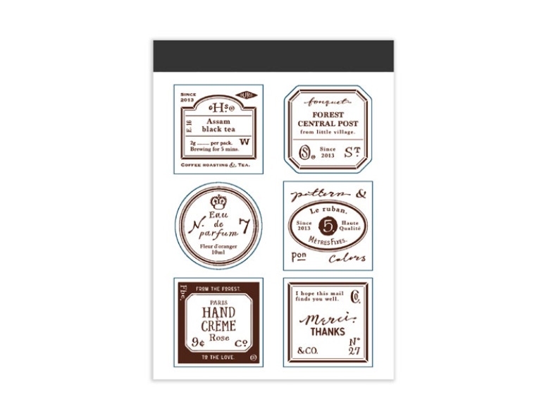 OURS Letterpress Book - Grocery Labels