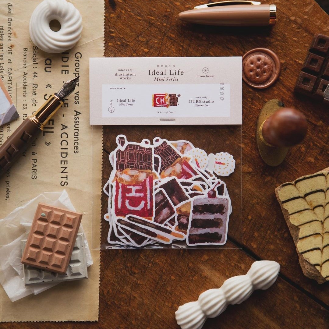 OURS Sticker Flakes - Chocolate