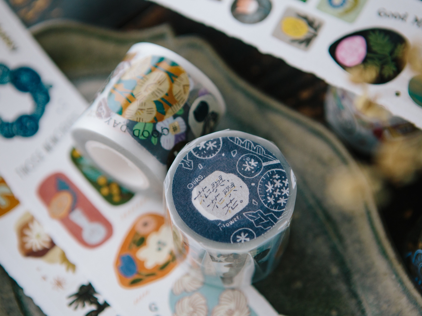 OURS Matte PET Tape - All the Flowers