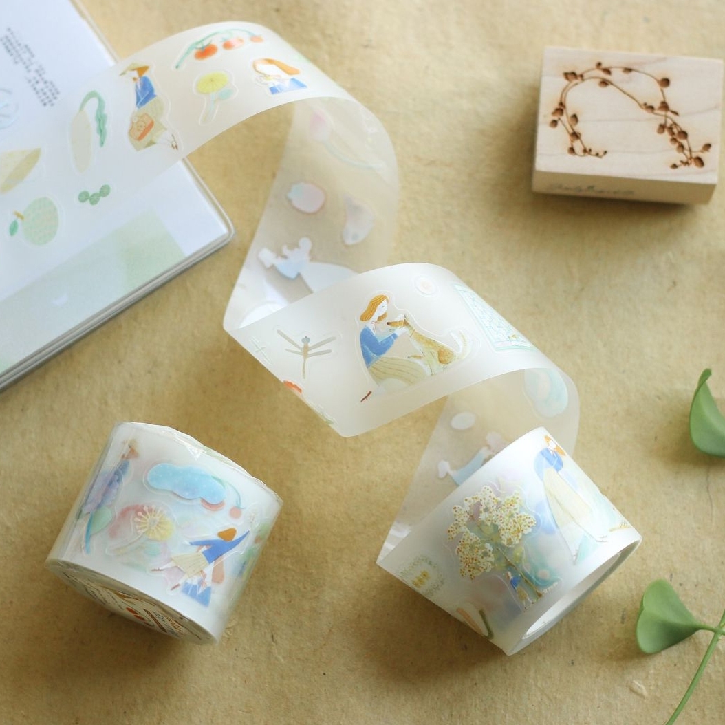 Teayou Kiss-Cut PET Tape - Amelie's Day Trip