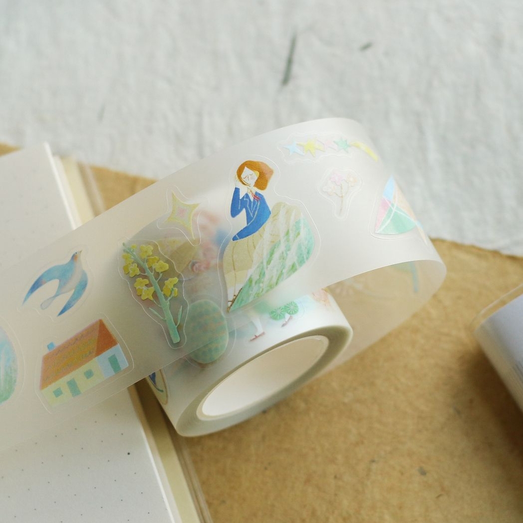 Teayou Kiss-Cut PET Tape - Amelie's Day Trip