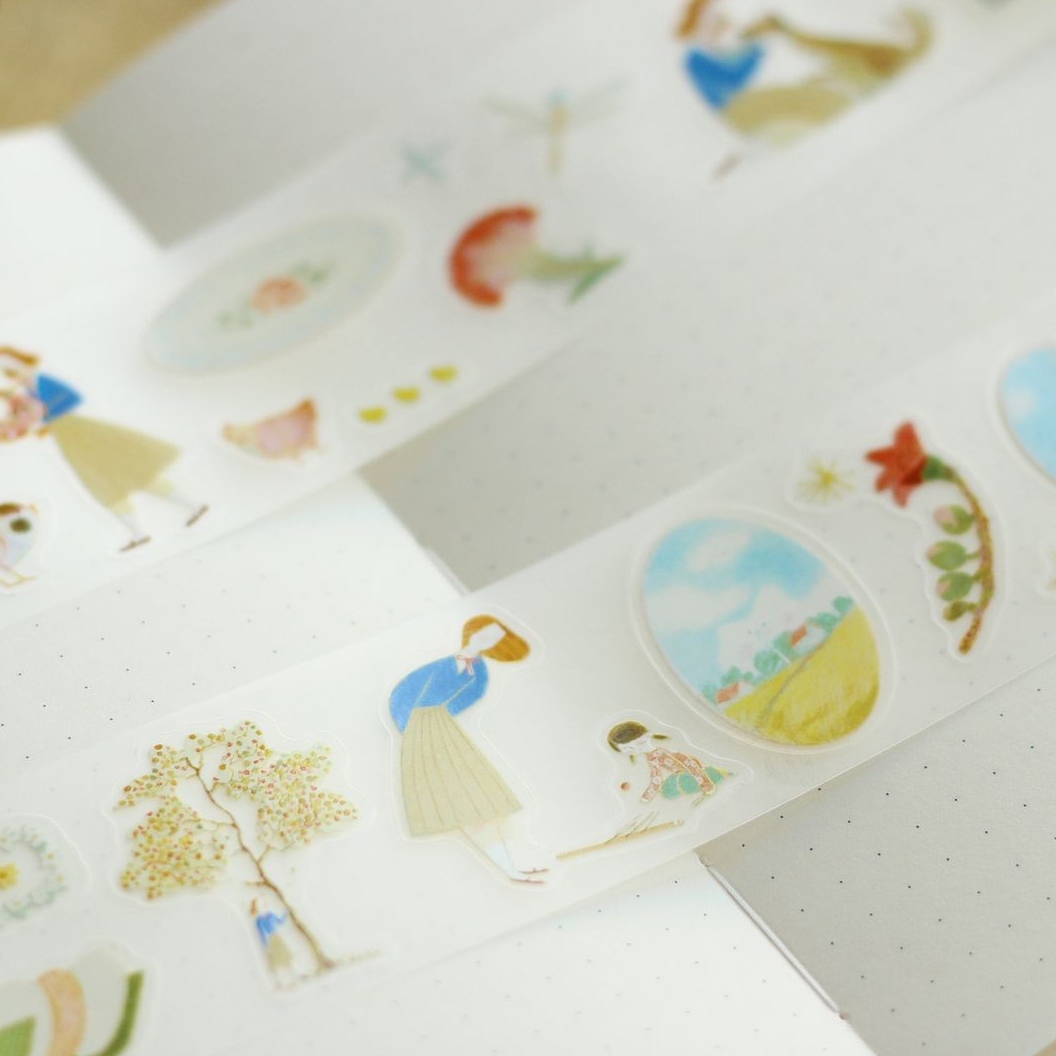 Teayou Kiss-Cut PET Tape - Amelie's Day Trip