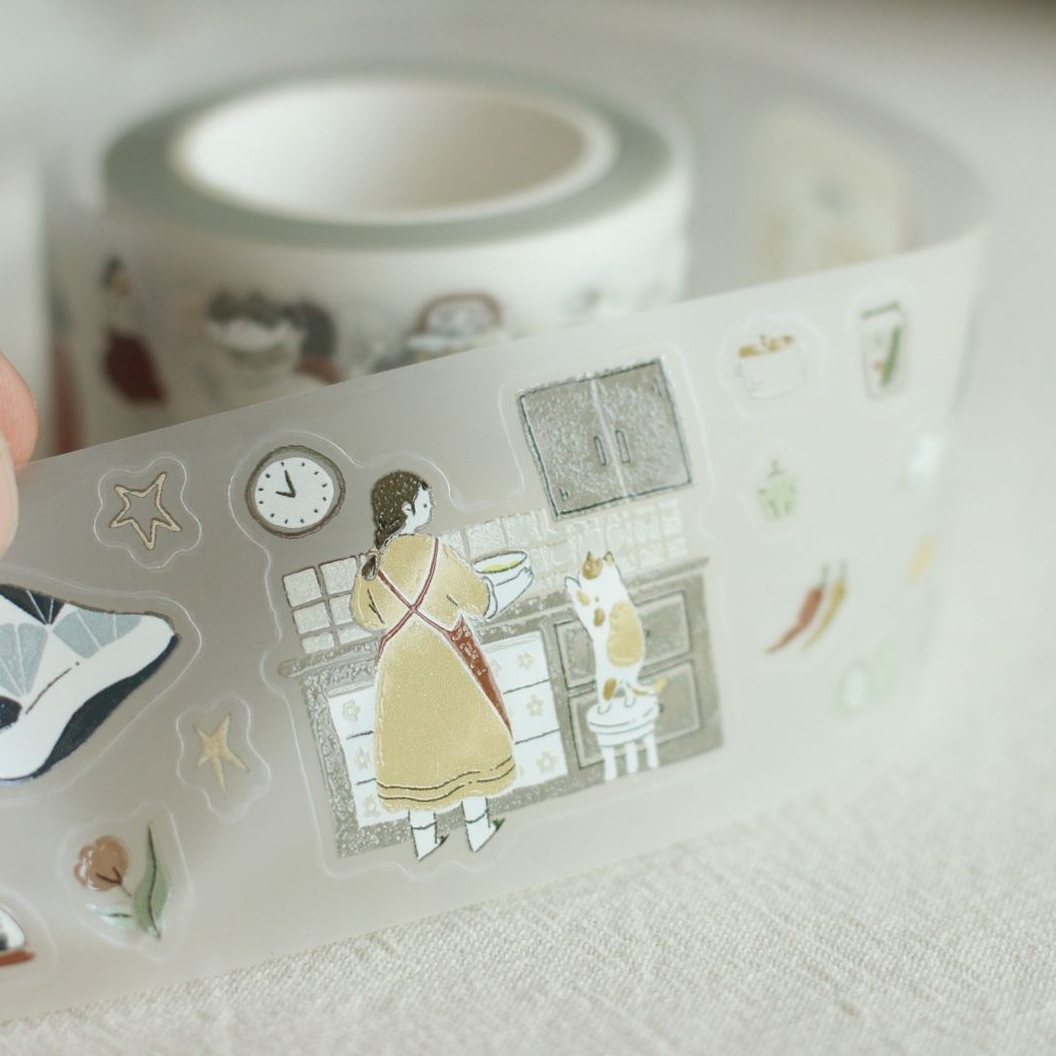 Teayou Kiss-Cut PET Tape - Uchi no Neko