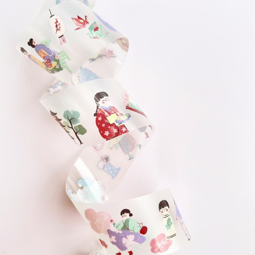 Teayou Matte PET Tape - Spring Fairies