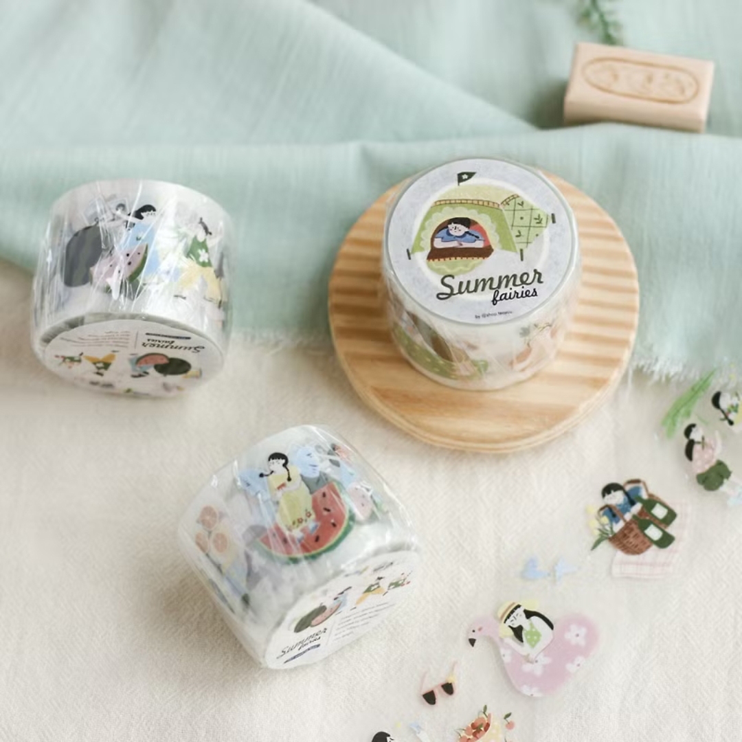 Teayou Kiss-Cut PET Tape - Summer Fairies