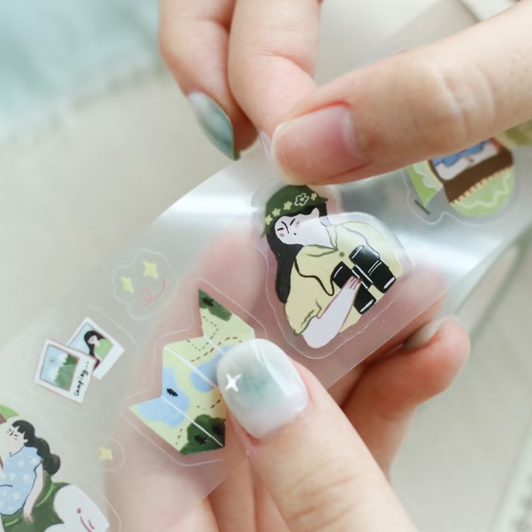 Teayou Kiss-Cut PET Tape - Summer Fairies