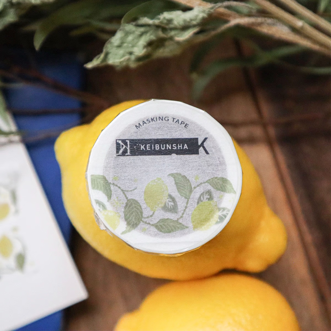 Keibunsha Washi Tape - Lemon