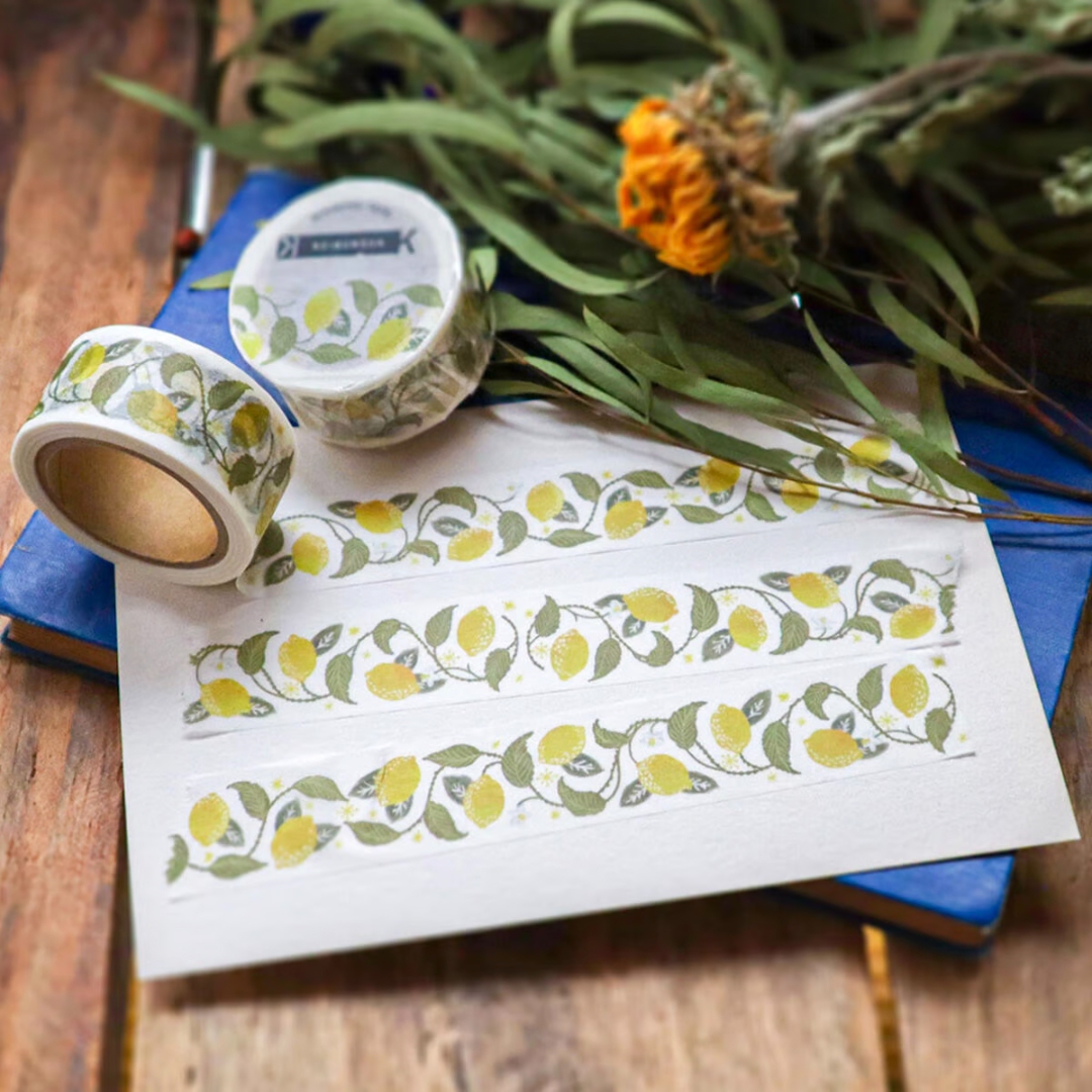 Keibunsha Washi Tape - Lemon
