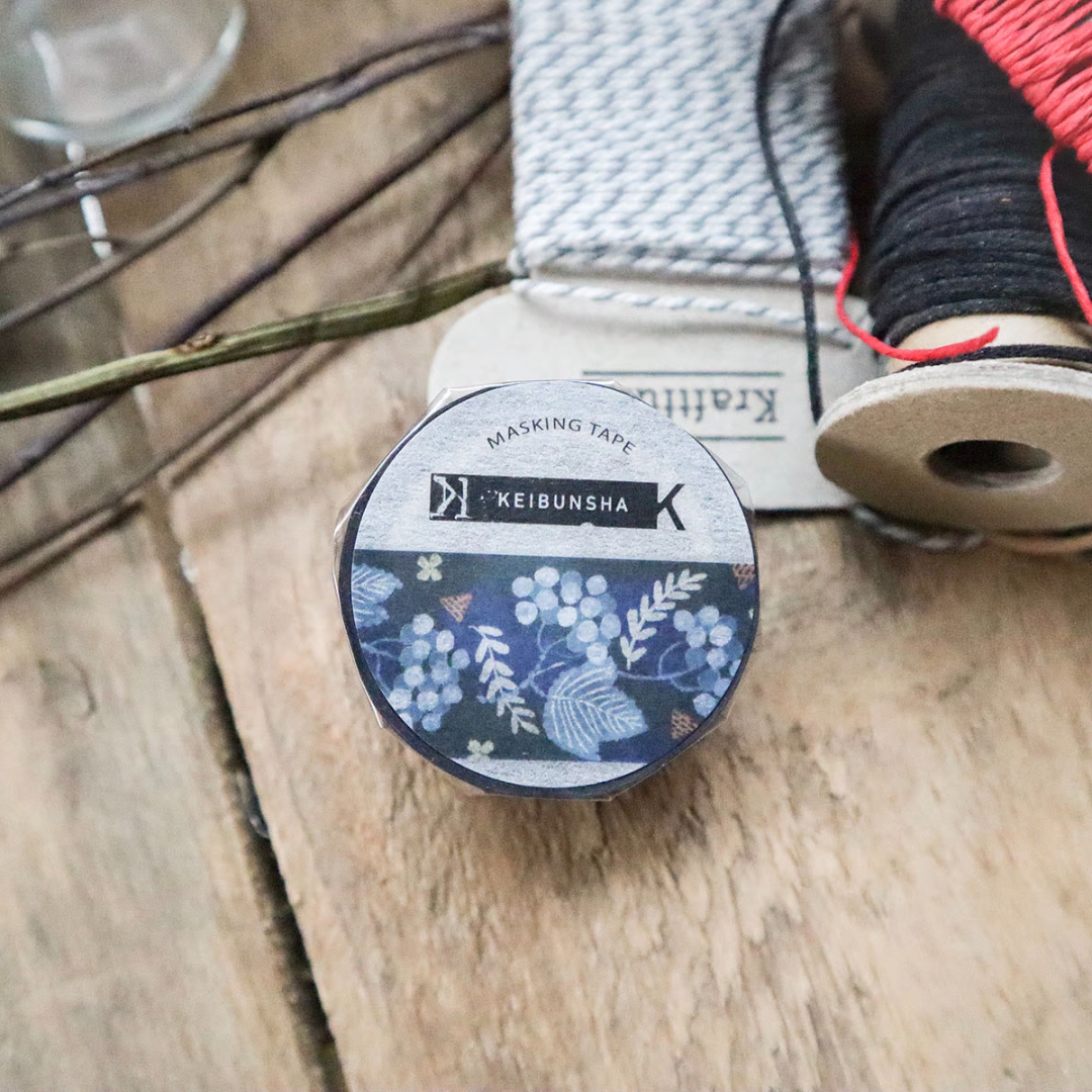 Keibunsha Washi Tape - Blackcurrant
