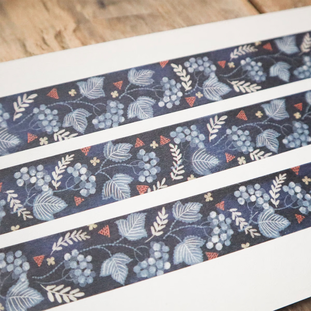 Keibunsha Washi Tape - Blackcurrant