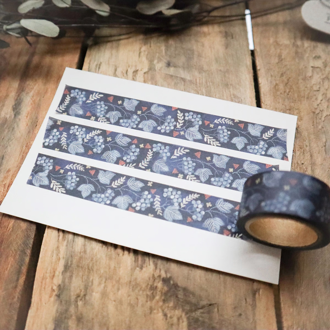 Keibunsha Washi Tape - Blackcurrant
