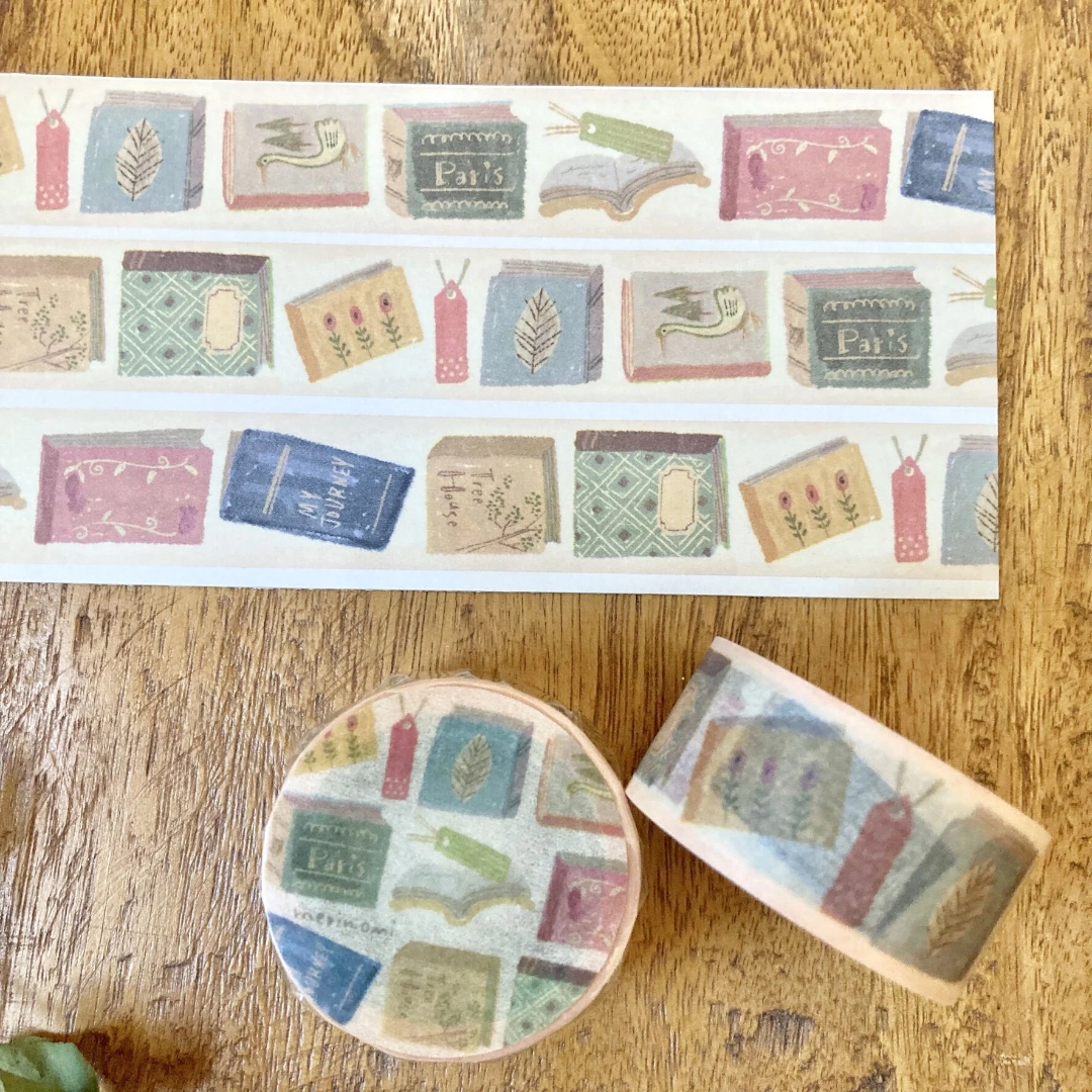 Merinomi Washi Tape - Afternoon Bookshelf
