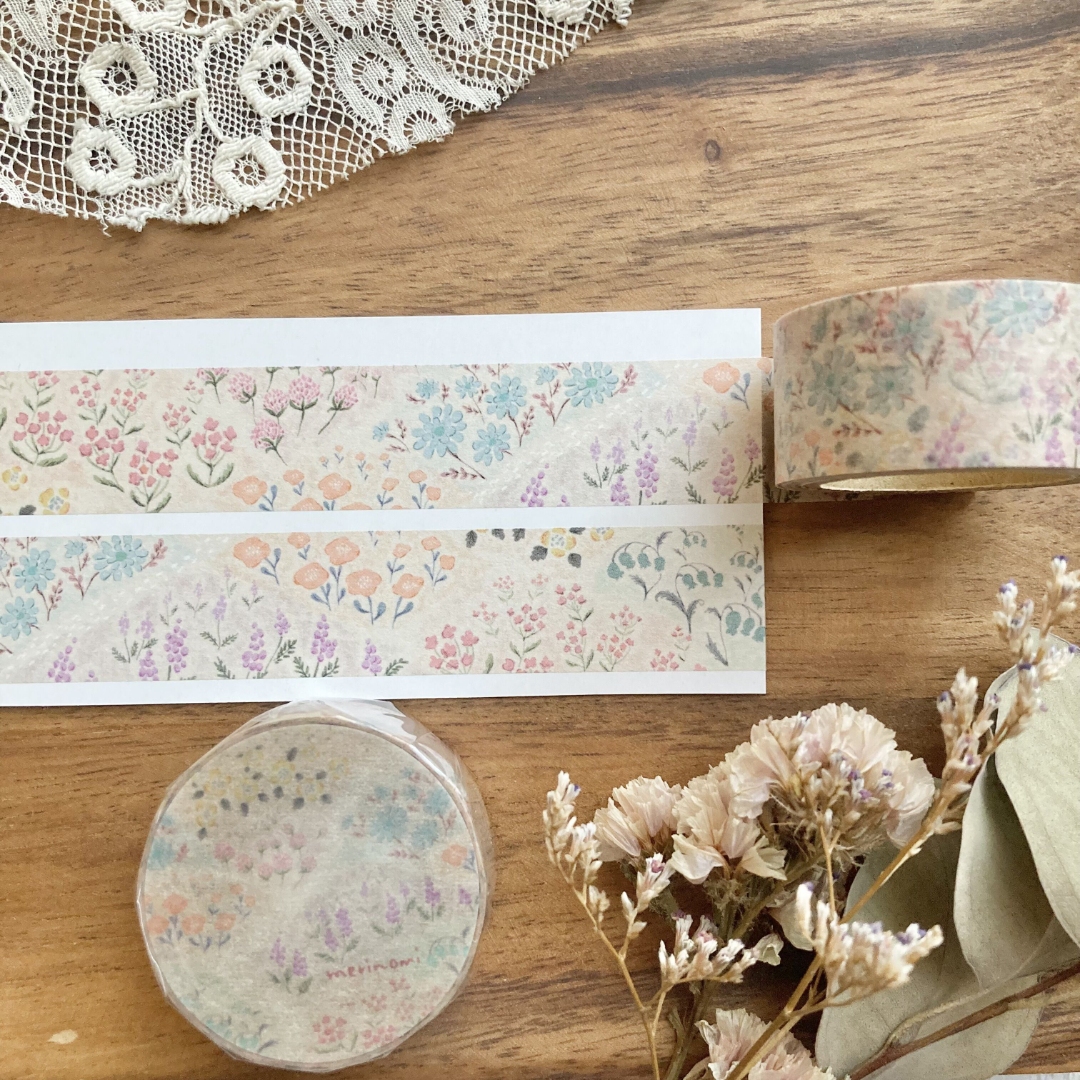 Merinomi Washi Tape - Patchwork Flower
