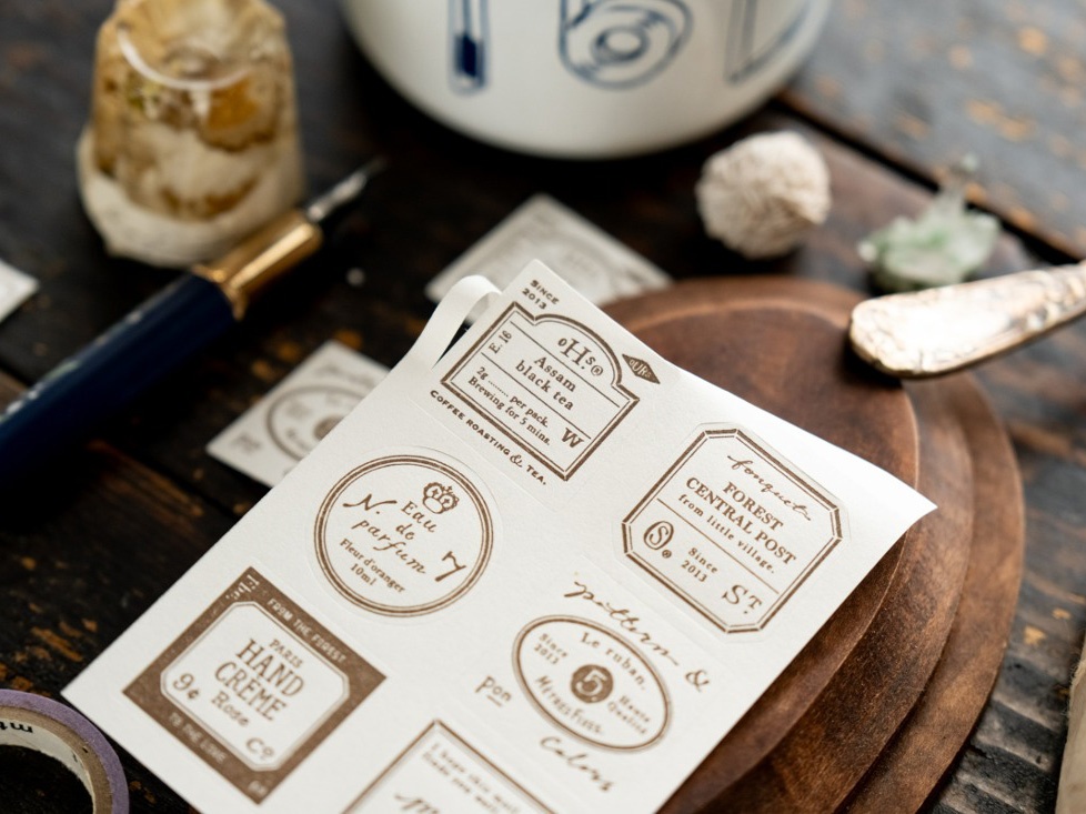 OURS Letterpress Book - Grocery Labels