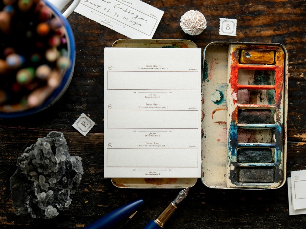 OURS Letterpress Book - From Heart