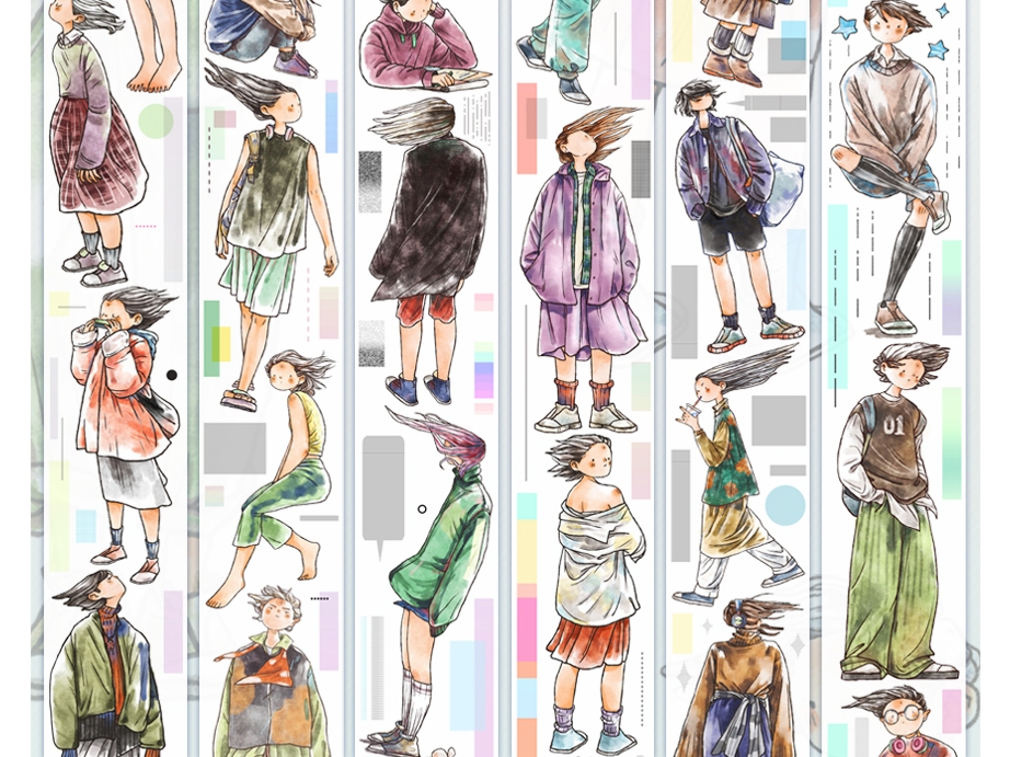 Nails Matte PET Tape - Shapes Of The Wind