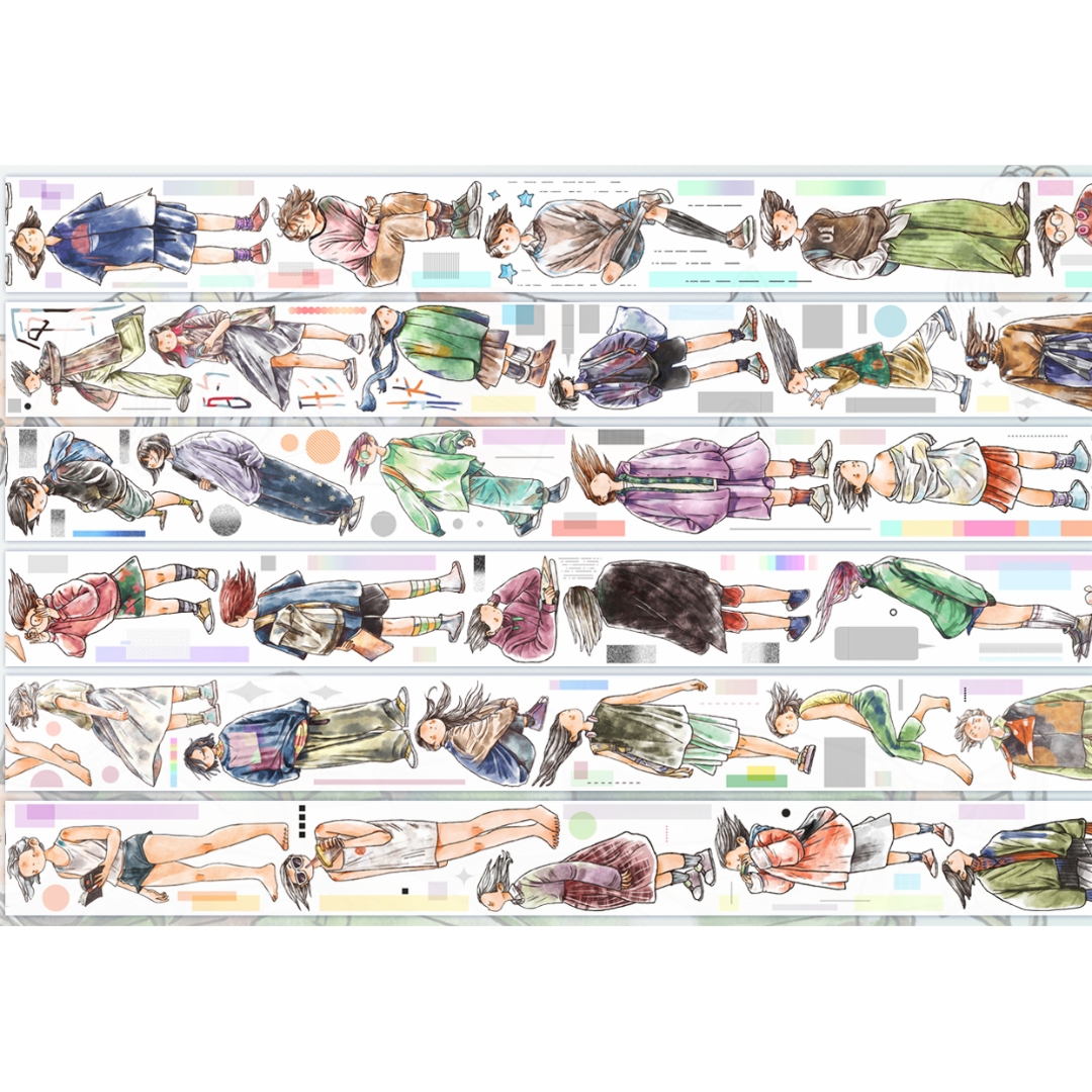 Nails Matte PET Tape - Shapes Of The Wind