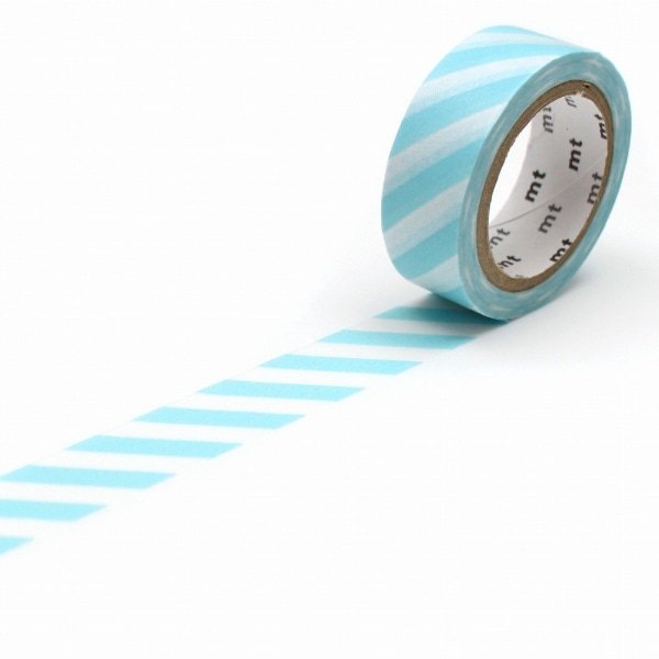 MT Deco Washi Tape Stripe - Mint Blue