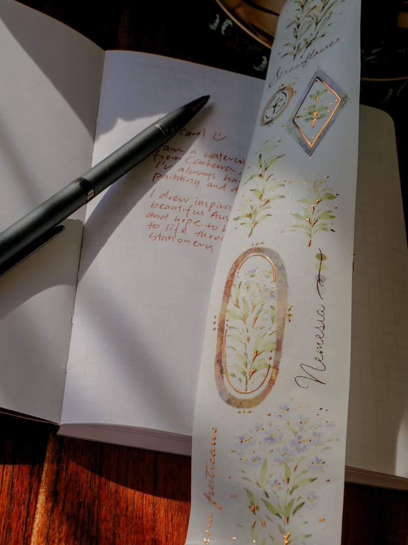 Meow Illustration Washi Tape A Year Of Blossom - Autumn