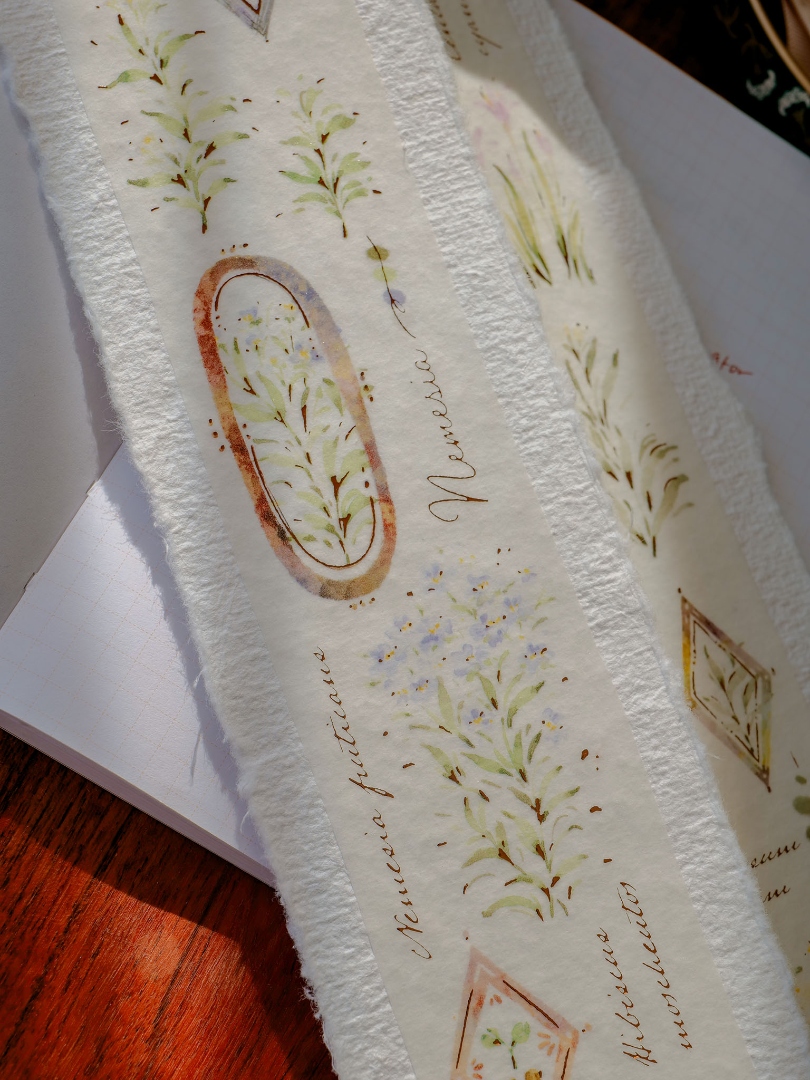 Meow Illustration Washi Tape A Year Of Blossom - Autumn