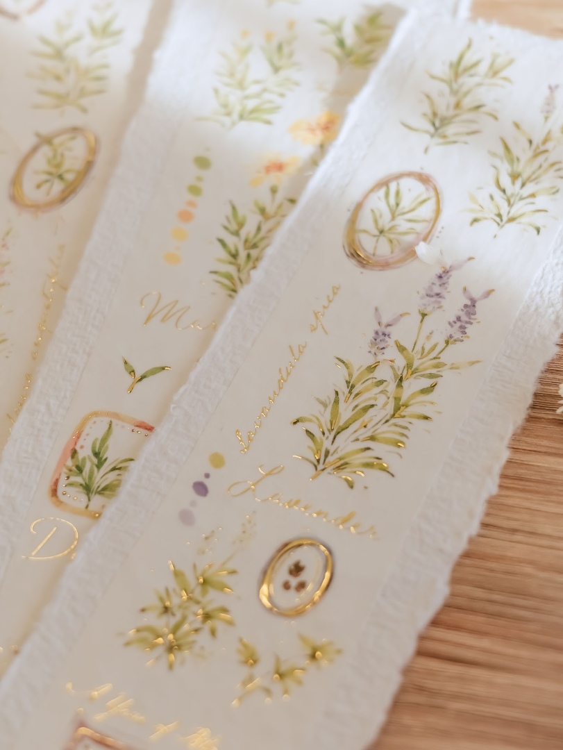 Meow Illustration Washi Tape A Year Of Blossom - Summer